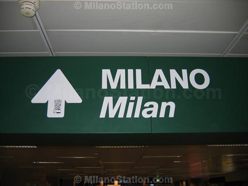 Welcome to Milan (Sign at Malpensa Airport)
